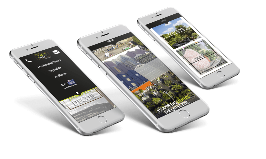Création du site internet de Jardin Décor - Agence web - Label Site Nantes