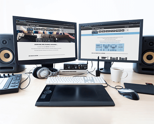 Création du site internet de Nantes Sono - Agence web - Label Site Nantes